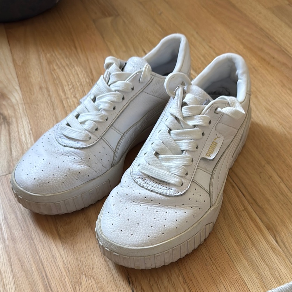 Puma Cali White Sneakers women’s 8.5